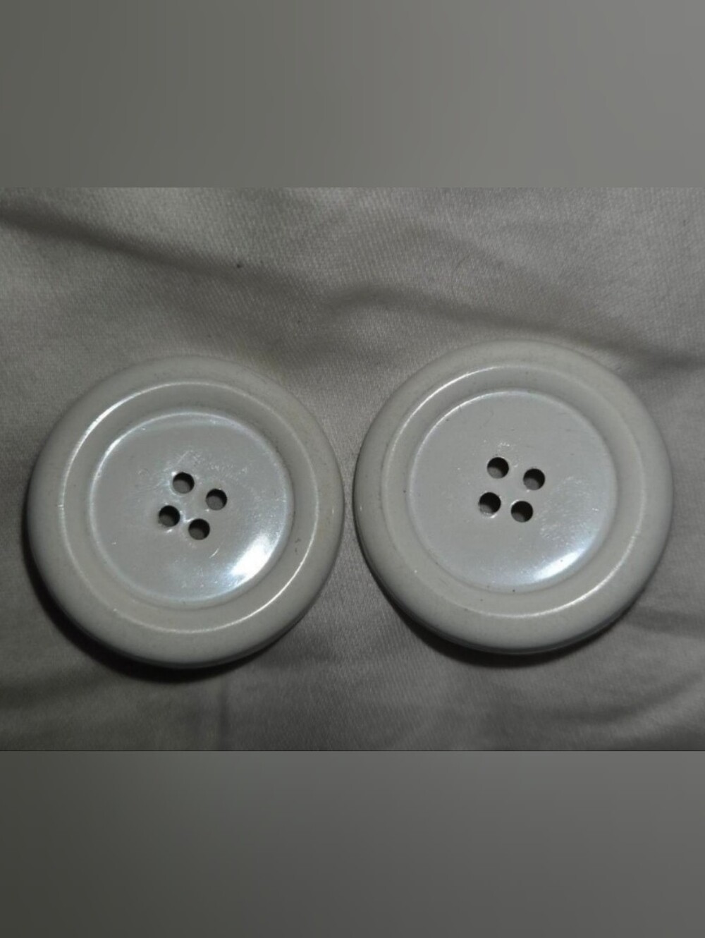 Button Earrings Vintage